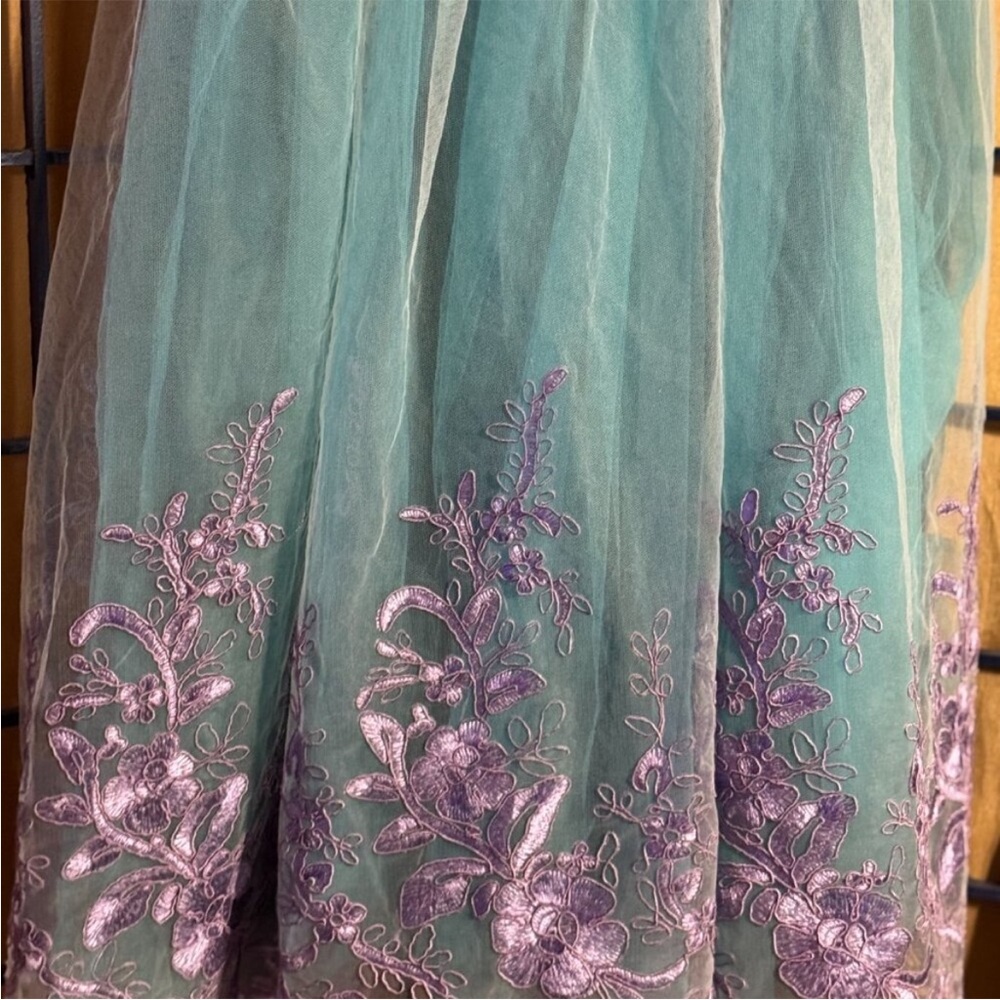✨ Little Mermaid Ariel-Inspired Costume Dress (Girls) size 140 (10/12) - Picture 4 of 7